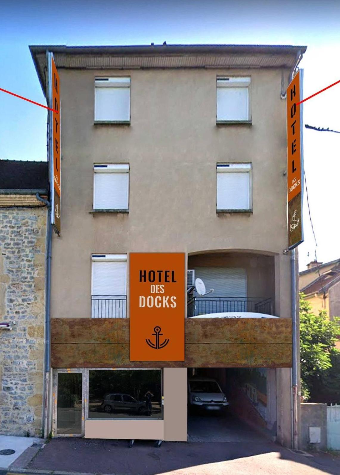 Hotel Des Docks Digoin Exterior foto